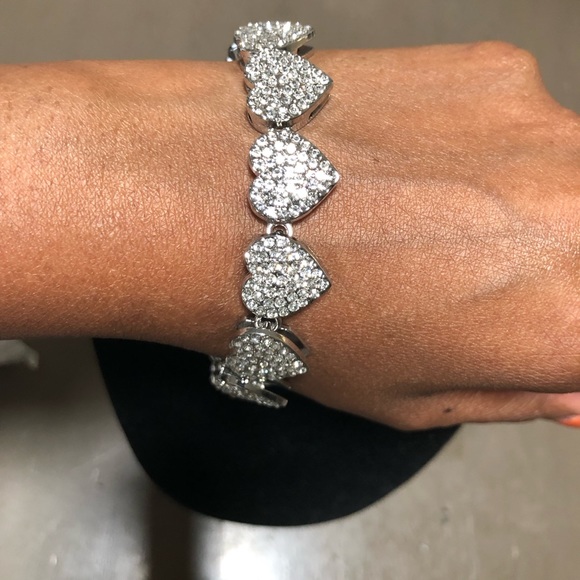 Bling Heart necklace & Bracelet for Women - Picture 5 of 6